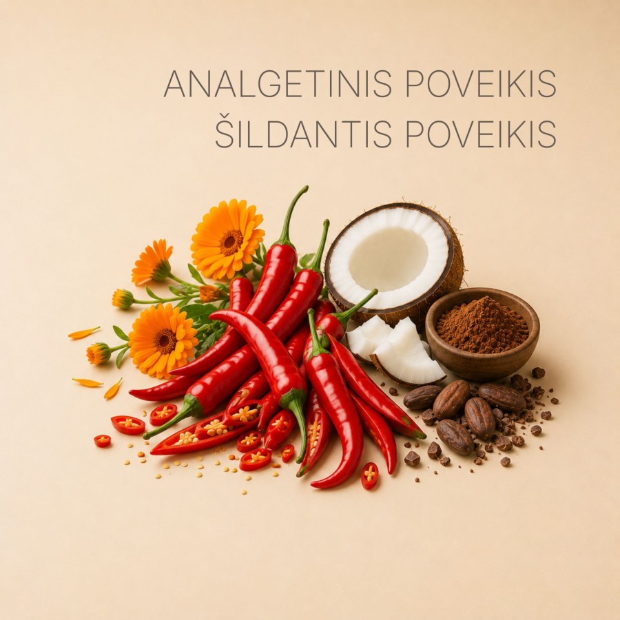 CAPSAICIN - masažinis kremas 