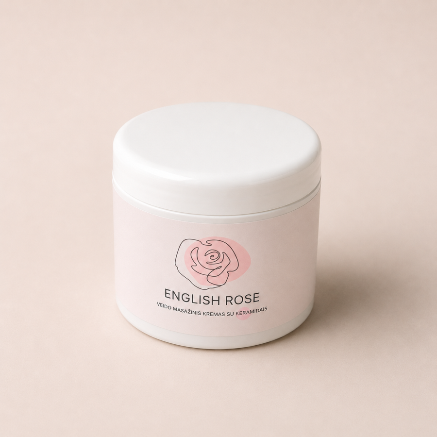 ENGLISH ROSE veido masažinis kremas 