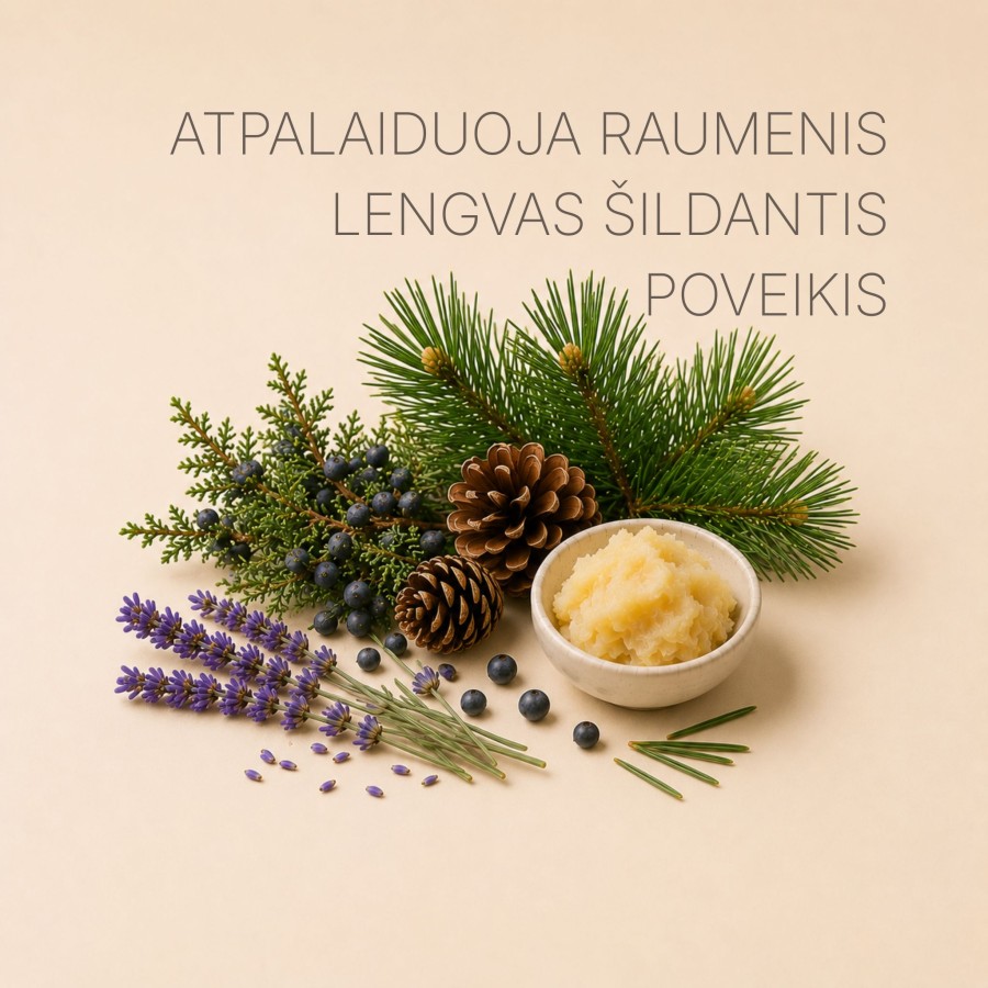 Raumenis atpalaiduojantis masažinis kremas
