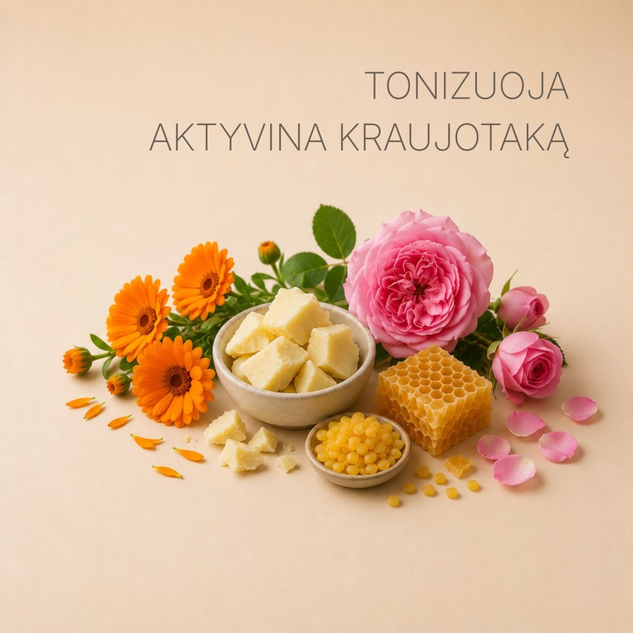 Tonizuojantis masažinis kremas